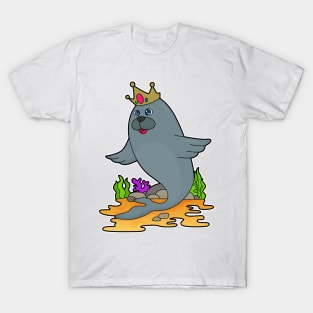 Seal as King with Crown T-Shirt